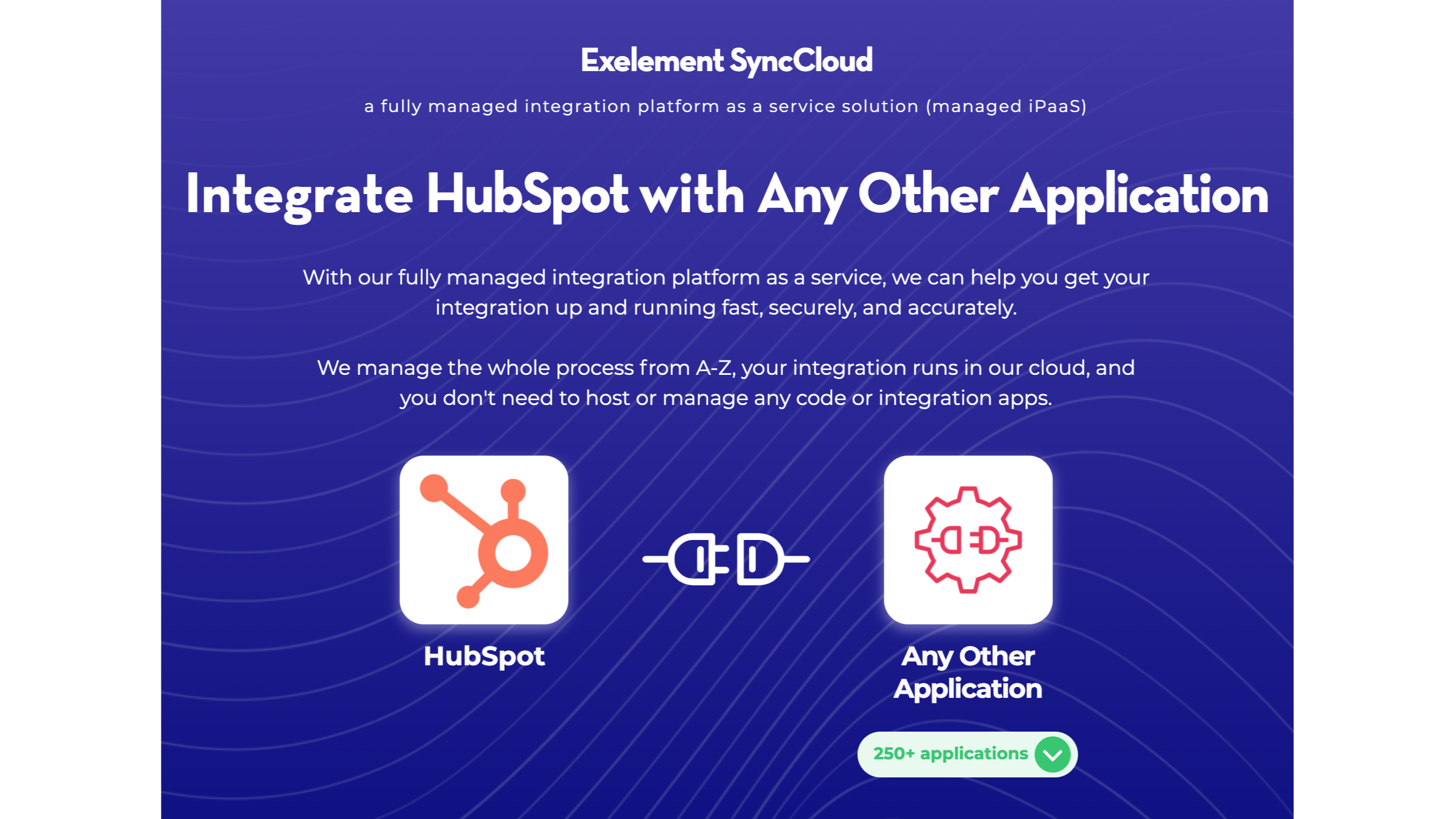 Integrate HubSpot with any other platform